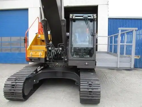 GRP Platform delivered to Volvo excavator