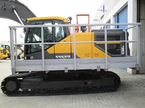 GRP Platform delivered to Volvo excavator