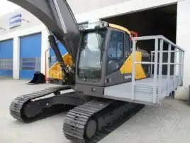 GRP Platform delivered to Volvo excavator