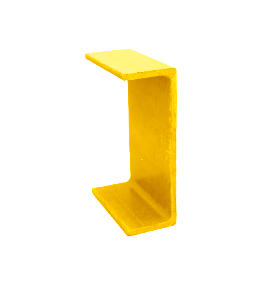 [10301] Channel 51x14.3x3.2 mm L=6 m IsoFR P yellow RAL 1003 - E23