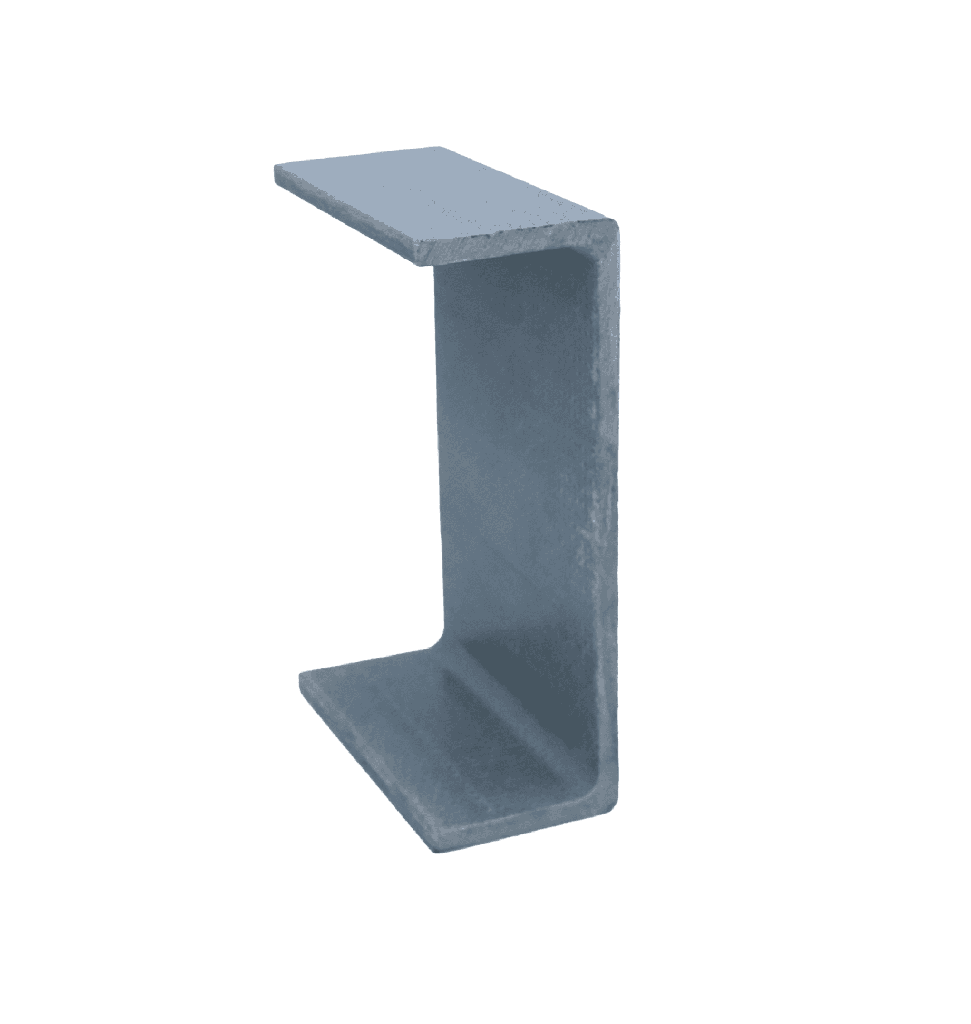 [10372] U-profil 200x80x8 mm L=6 m IsoFR P grå RAL 7001 - E23