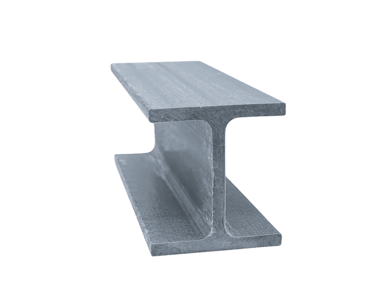 [10551] H-profil 203x10 mm L=6 m IsoFR P grå RAL 7001 - E23