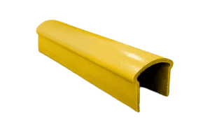 [11402] Handrail C-profile 70x63.5x5 mm L=6 m IsoFR P UV yellow RAL 1003 - E23