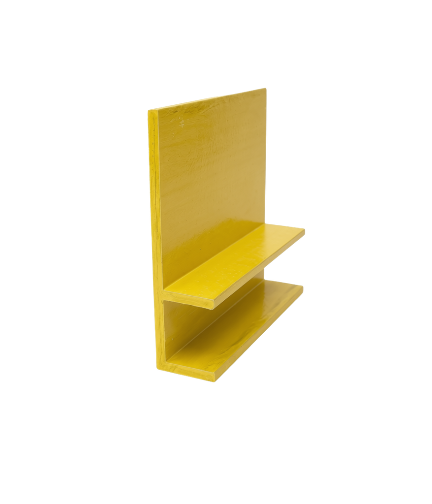 [11436] F-profile 152x6 mm L=6 m Iso P yellow RAL 1003
