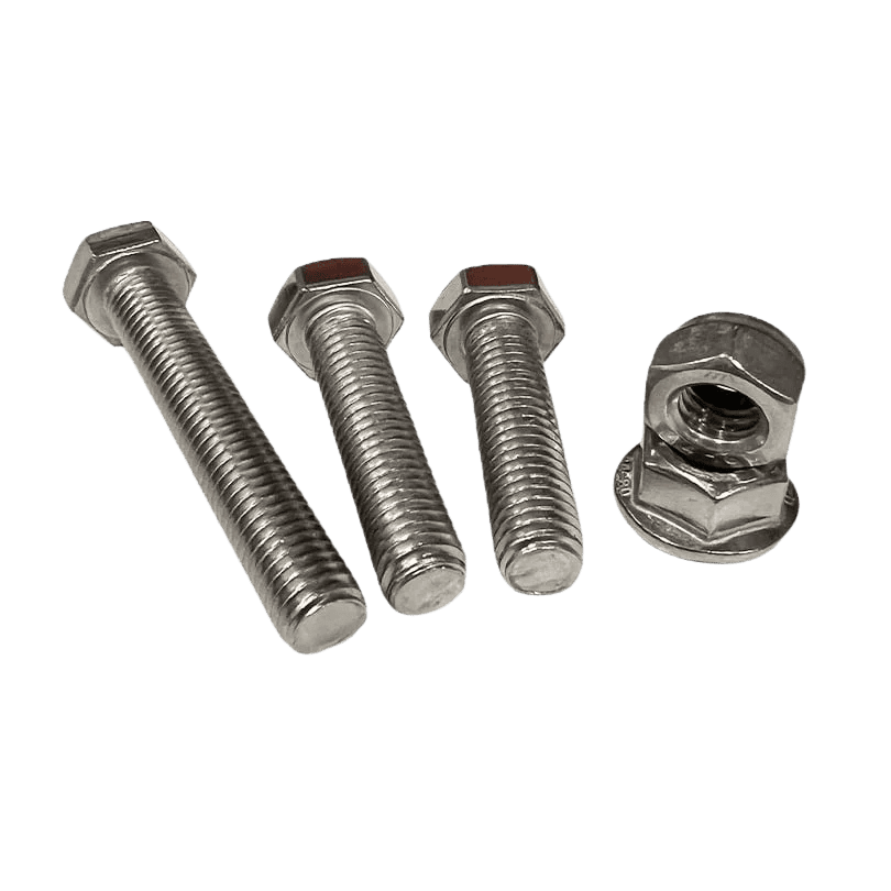 [40100] M10x25 round head lock bolt galvanized