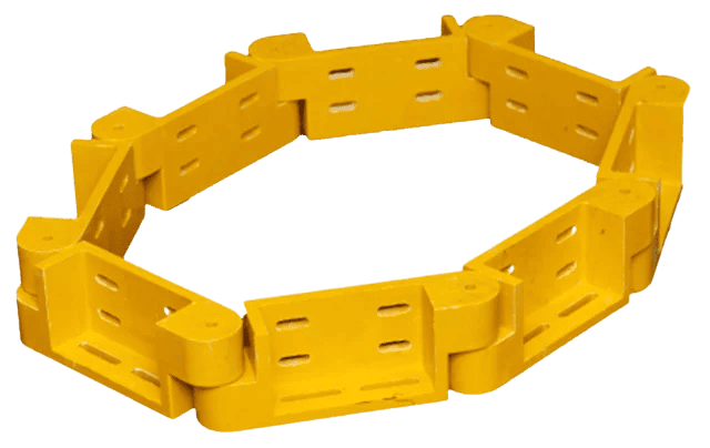 [11454] Flexible sleeve 152x100 mm yellow