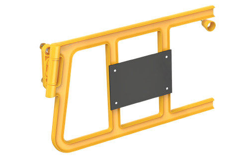 [14514] Double safety gate – sign board 250 × 385 mm