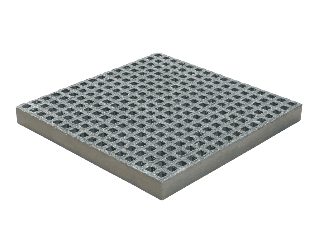 [15025] Gitterrist 19x19x25 mm grå RAL 7001