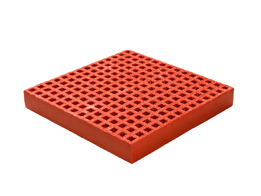 [15032] Gitterrist 19x19x38 mm rød RAL 2002