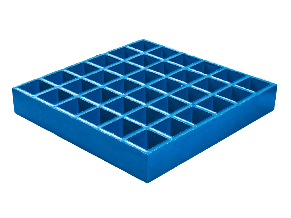 [15052] Grating 51x51x51 mm blue RAL 5015