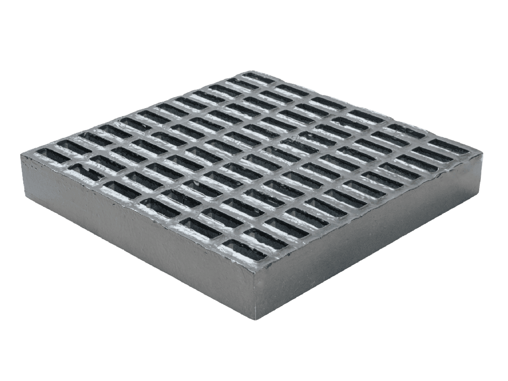[15054] Gitterrist HL 51x25x51 mm grå RAL 7001