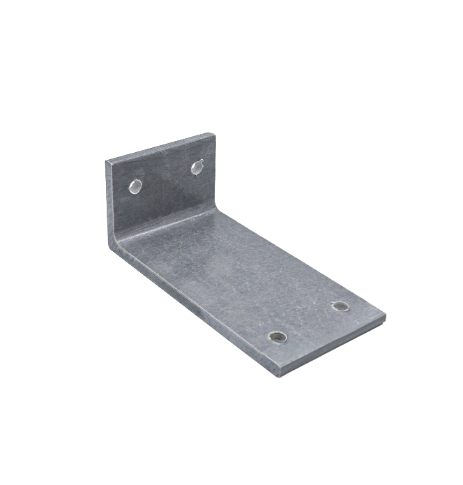 [11445] Prefabrikkert vinkel 203x76x9,5 mm stige med 4 hull
