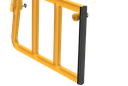 [14515] Double safety gate – black aluminium end cap