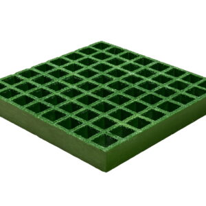 Grønn gitterist med kvadratisk mønster