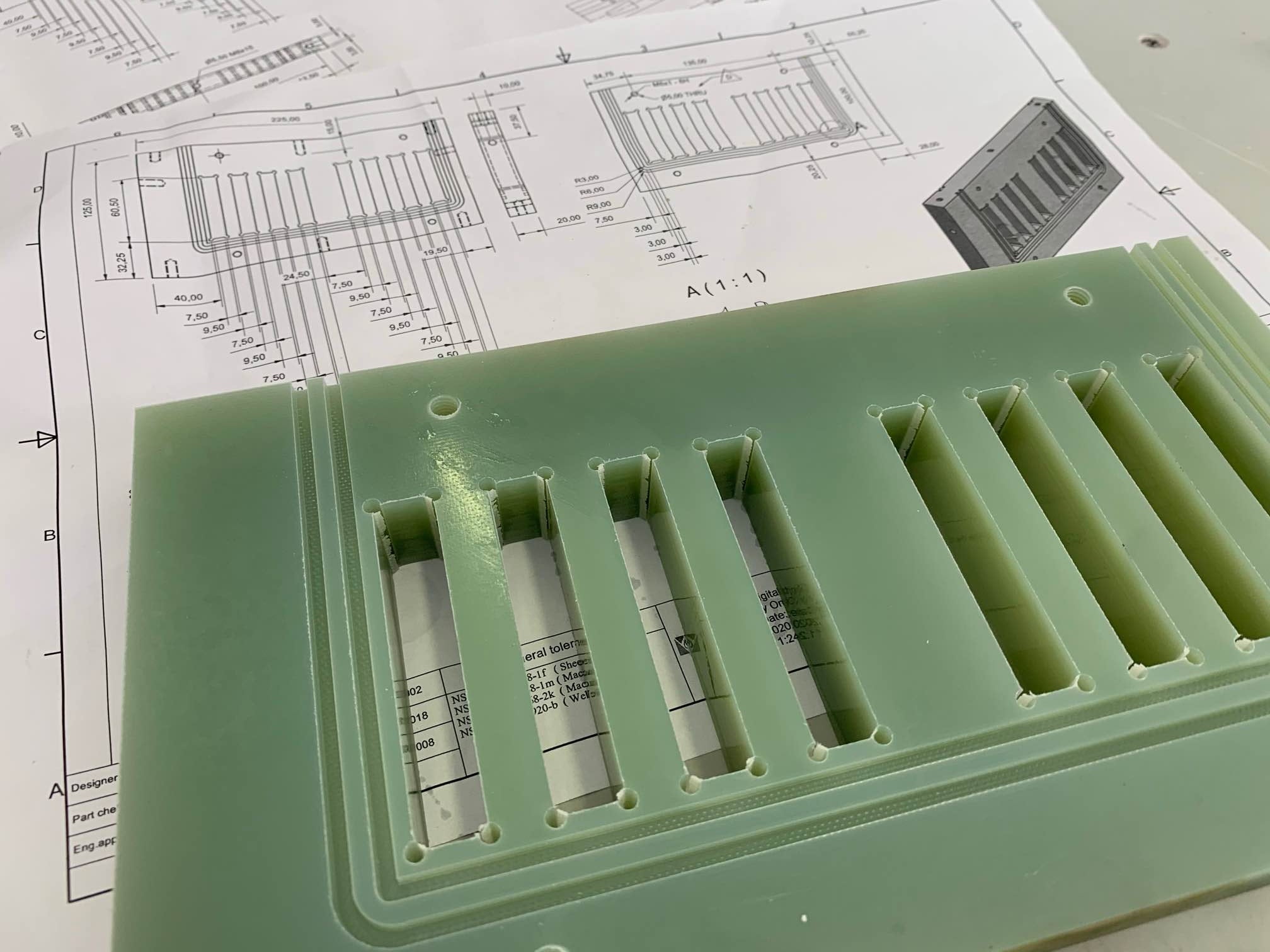 Glass epoxy G-10 og G-11